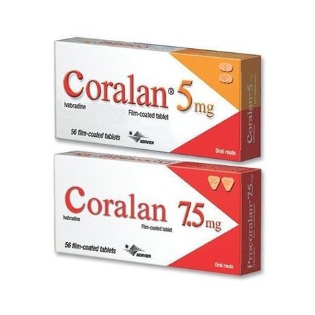 Coralan 5 Mg 56 Tablets ingredient ivabradine