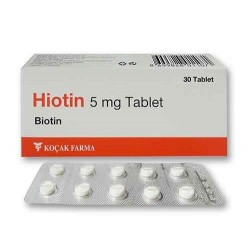 Biotin 5 Mg 30 Tablets