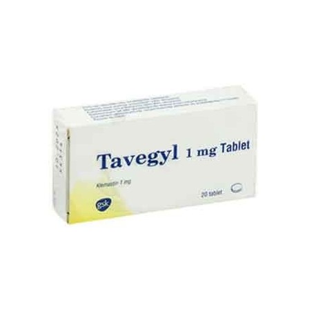 Tavegyl (Tavegil, clemastine) 20 Tablets