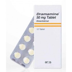 Dramamine (Benadryl, diphenhydramine hcl) 50 Mg 12 Tablets