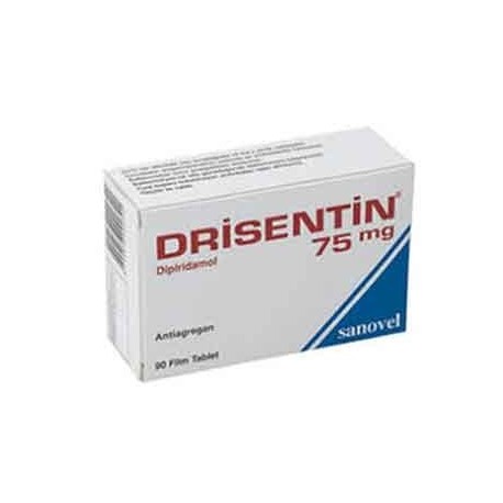 Drisentin Dipyridamole Aspirin (aggrenox,persantine) 75 Mg 90 Tablets