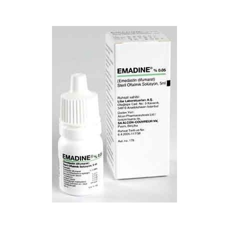 Emadine Eye Drops (Emedastine) 0.05% 5 ML