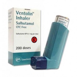 Ventolin inhaler (salbutamol) hfa 200 Doses